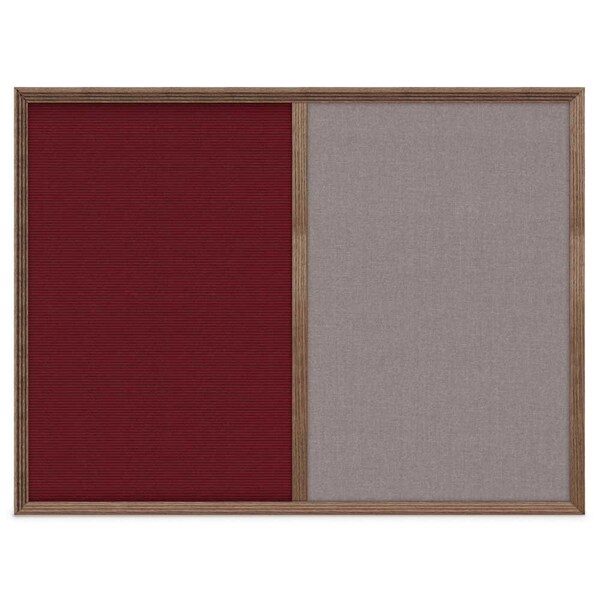 Enclosed Corkboard, 1 Door, 72"x36", 4" Fra
